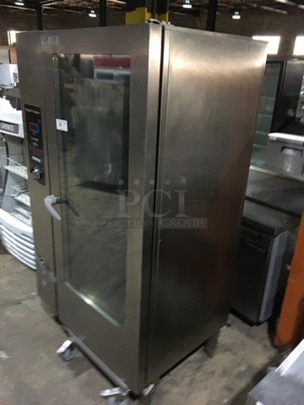 Henny Penny Commercial Natural Gas Powered Smart Combi Oven! With Roll In Rack! With View Through Door! All Stainless Steel! On Legs! Not Tested! - Image 2 of 7