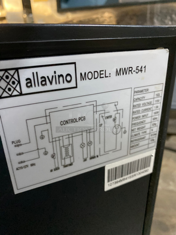 Allavino Commercial Countertop Single Door Reach In Wine Cooler Merchandiser! Model MWR541! 115V! - Image 7 of 9