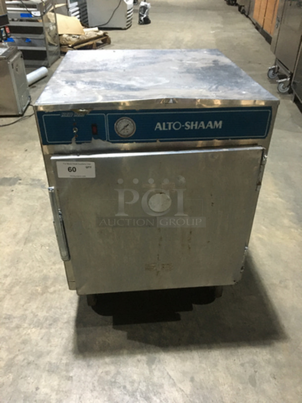 Wow! Alto Shaam Under The Counter Hot Food Holding Cabinet! Model 750S Serial 4969135889! Halo Heat Series! 125V 1 Phase! On Casters! All S.S.!
