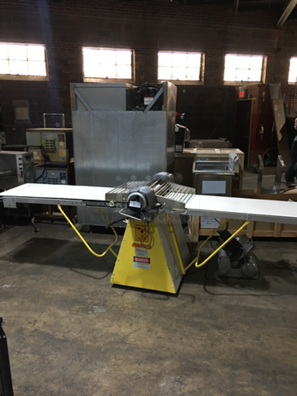 FAB! Seewer Rondo Commercial Floor Style Heavy Duty Reversible Dough Sheeter! Model SSO63C Serial A7179010! - Image 1 of 10