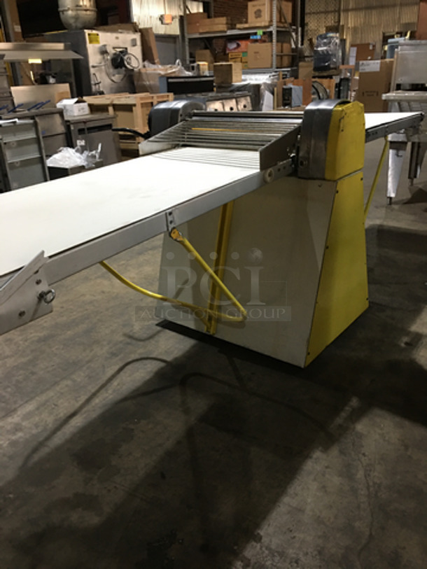 FAB! Seewer Rondo Commercial Floor Style Heavy Duty Reversible Dough Sheeter! Model SSO63C Serial A7179010! - Image 3 of 10