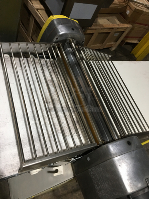 FAB! Seewer Rondo Commercial Floor Style Heavy Duty Reversible Dough Sheeter! Model SSO63C Serial A7179010! - Image 6 of 10