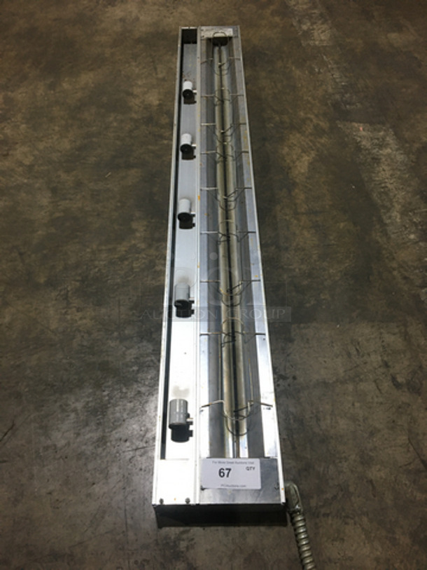 Hatco Commercial Heat Strip! All Stainless Steel! Model GRAHL66 Serial 6994790945! 120/208V 3Phase!