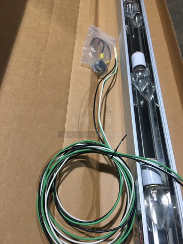 IN THE BOX! Hatco Commercial Heat Lamp Strip! Model HL72 Serial 4337481350! 120V 1Phase! - Image 5 of 6