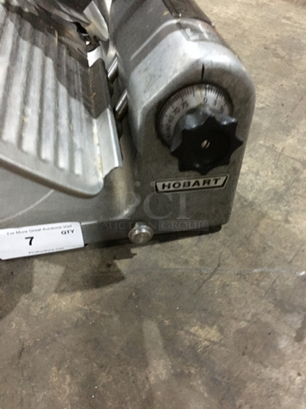 Hobart Commercial Countertop Heavy Duty Meat Slicer! All Stainless Steel! Model 1612E Serial 56923648! 115V 1Phase! - Image 7 of 8