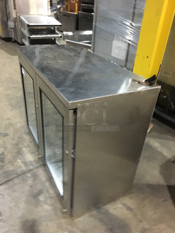 Perlick Commercial Bar Back Cooler Merchandiser! All Stainless Steel! Model C5063EUL! 115V 1Phase! - Image 2 of 9