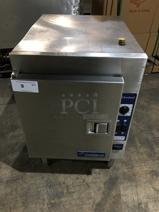 Cleveland Commercial Countertop Steam Cabinet! All Stainless Steel! Steam Craft Edition! Model 21CET16 Serial WC8204503F02! 208V 3Phase! On Legs! - Image 1 of 8