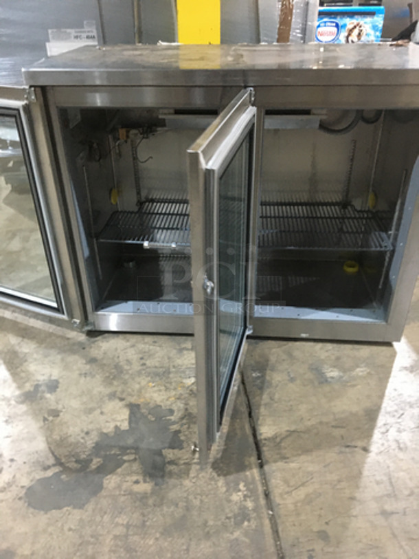 Perlick Commercial Bar Back Cooler Merchandiser! All Stainless Steel! Model C5063EUL! 115V 1Phase! - Image 5 of 9