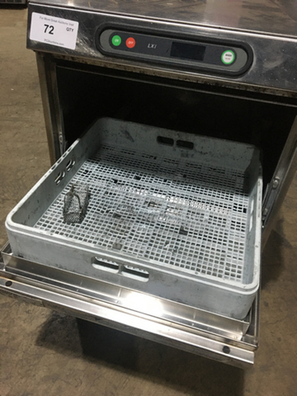 Hobart Commercial Under The Counter Dishwasher! All Stainless Steel! With Dish Rack! Model LXIGC Serial 231085612! 120/208/240V 1Phase! - Image 5 of 8