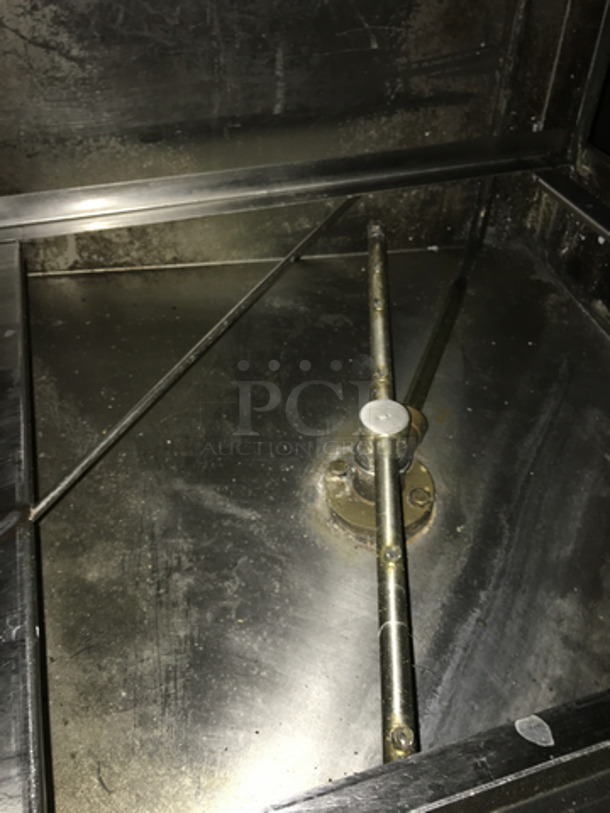 SWEET! Noble Commercial Floor Style Pass Through Dishwasher! All Stainless Steel! Model WAREFORCEIE Serial 17F335838! 115V 1Phase! On Legs! Working When Removed!
 - Image 5 of 8
