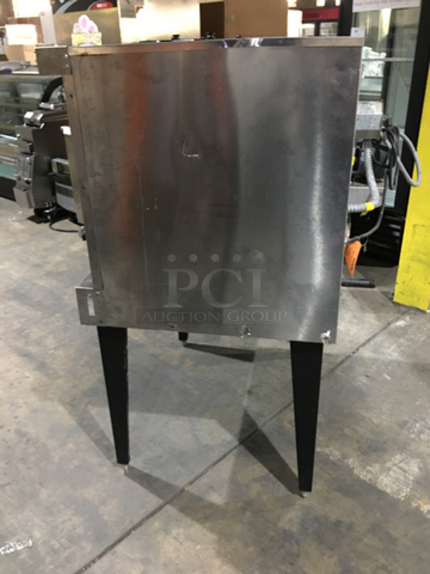 FABULOUS! Vulcan Commercial Electric Powered Single Deck Convection Oven! With View Through Doors! All Stainless Steel! On Legs! Not Tested! - Image 3 of 8