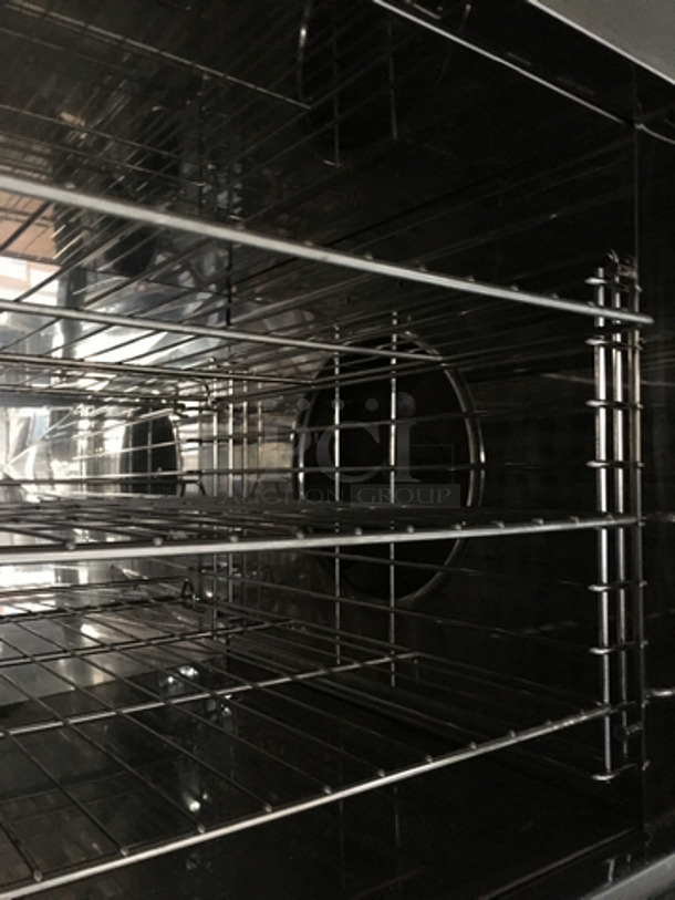 FABULOUS! Groen Commercial Natural Gas Powered Dual Deck Combi Oven! All Stainless Steel! Model CC20G Serial 8925MS! On Legs! - Image 5 of 9