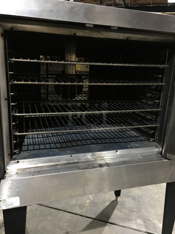 FABULOUS! Vulcan Commercial Electric Powered Single Deck Convection Oven! With View Through Doors! All Stainless Steel! On Legs! Not Tested! - Image 5 of 8
