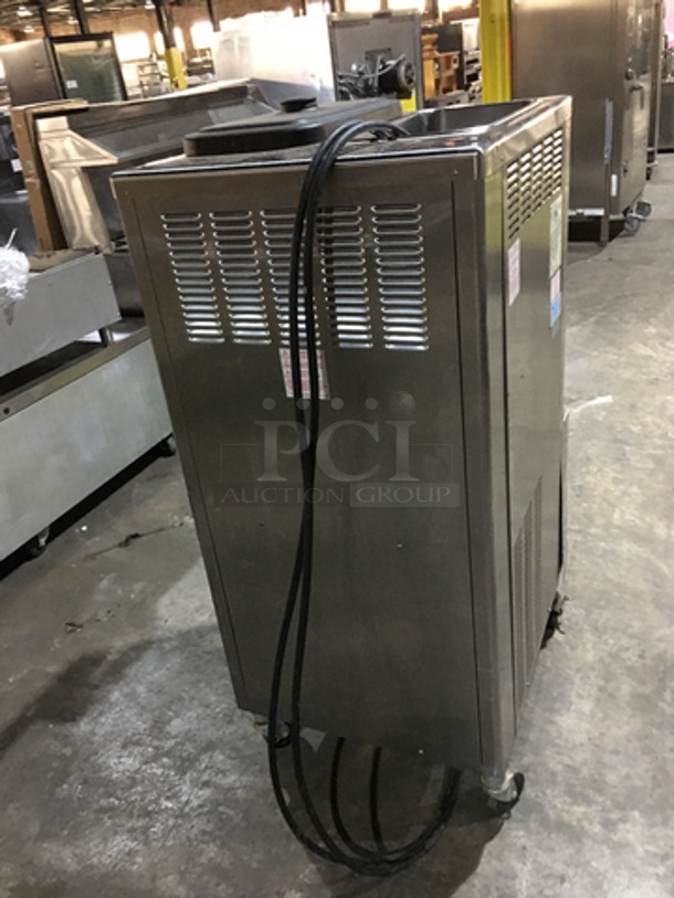 Taylor Commercial Floor Style 2 Flavor Frosty/Coolatta/Slushy Making Machine! With Milkshake Mixing Attachment! All Stainless Steel! Model 342D27 Serial M3052548! 208/230V 1Phase! On Commercial Casters! Not Tested! - Image 4 of 9
