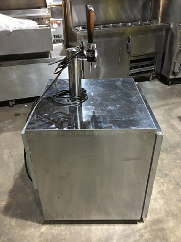 Delfield Commercial 2 Tap Kegerator! With Single Beer Tower! With Underneath Storage Space! Model ND21TS00! 115V 1Phase! - Image 2 of 8