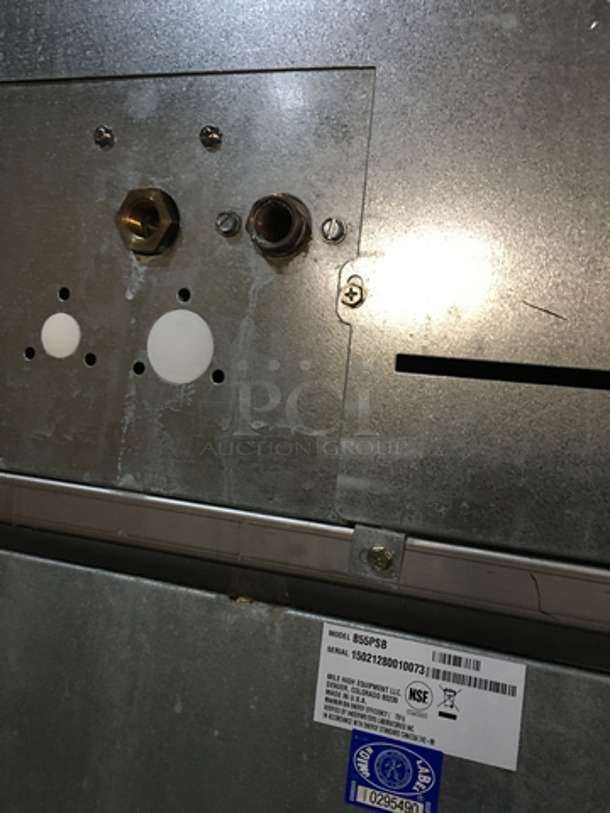Ice-O-Matic Commercial Ice Machine! On Ice Bin! All Stainless Steel! Model ICE1006HW3 Serial 12061280014654! 208/230V 1Phase! On Ice! 2 X Your Bid! Makes One Unit!
 - Image 5 of 8