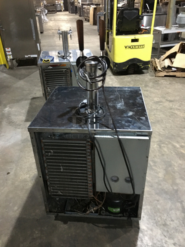 Delfield Commercial 2 Tap Kegerator! With Single Beer Tower! With Underneath Storage Space! Model ND21TS00! 115V 1Phase! - Image 3 of 8