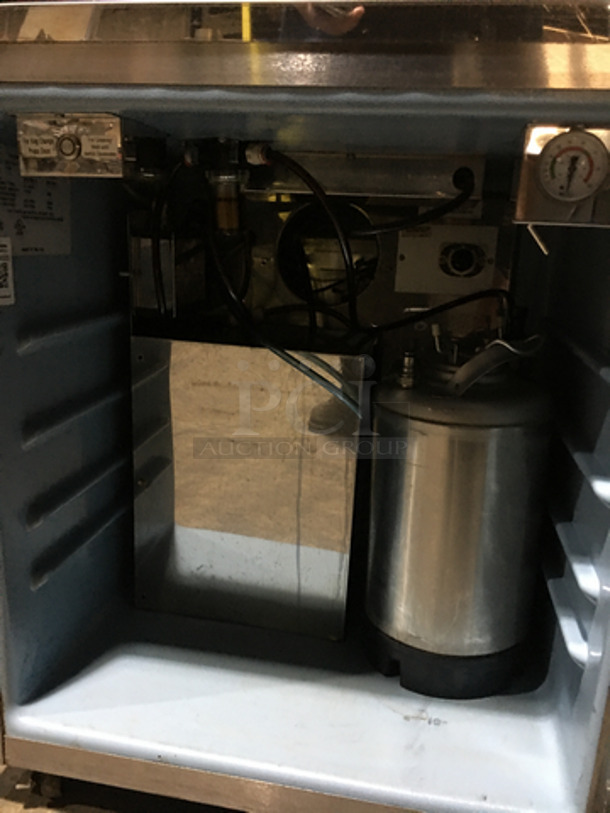 Delfield Commercial 2 Tap Kegerator! With Single Beer Tower! With Underneath Storage Space! Model ND21TS00! 115V 1Phase! - Image 6 of 8