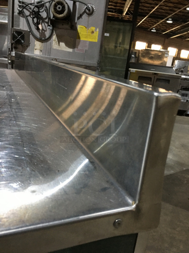 Duke Commercial Work/Prep Top Low Boy Cooler! With 2 Doors Underneath Storage Space! With Poly Coated Racks! With Backsplash! Model RUF48 Serial 11031461! 120V 1Phase! - Image 6 of 9