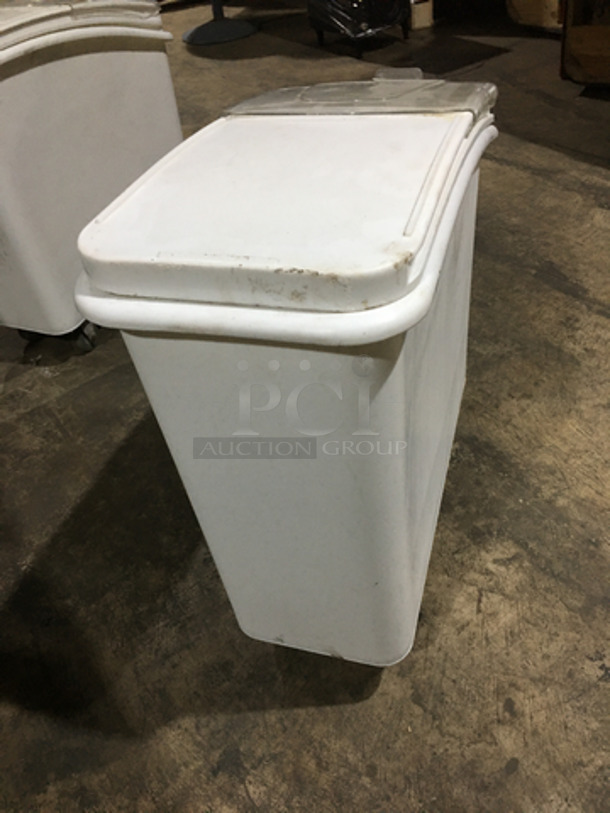 Bakers Mark Commercial Poly Ingredient Bin! On Casters!  - Image 3 of 7