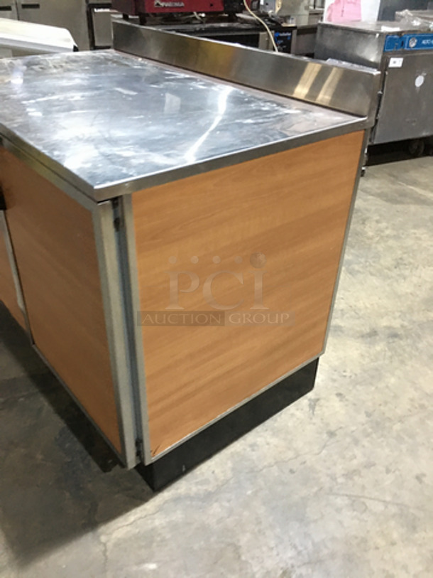Duke Commercial Work/Prep Top Low Boy Cooler! With 2 Doors Underneath Storage Space! With Poly Coated Racks! With Backsplash! Model RUF48 Serial 11031460! 120V 1Phase! - Image 2 of 8