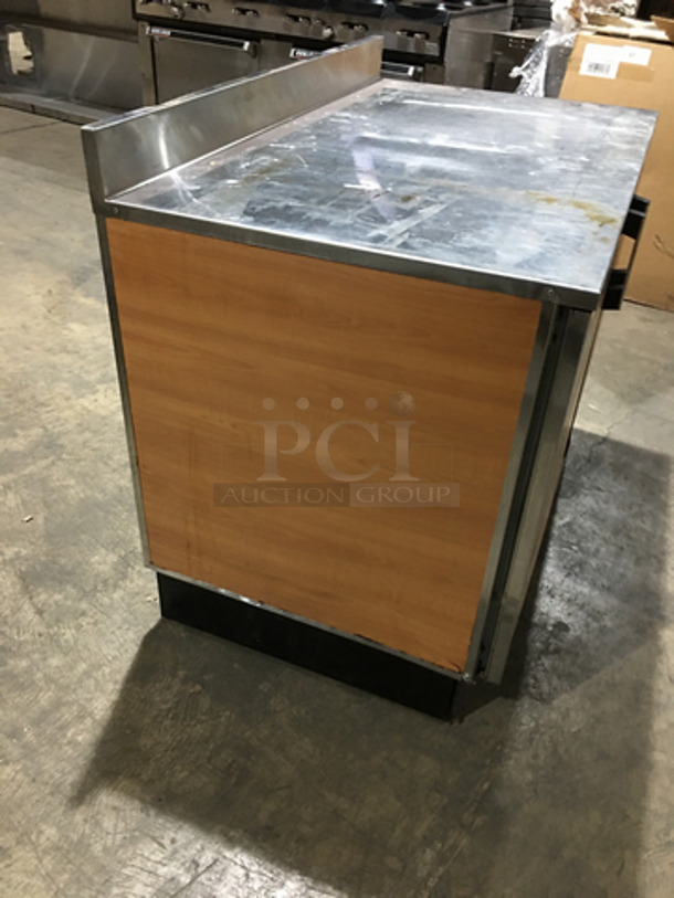 Duke Commercial Work/Prep Top Low Boy Cooler! With 2 Doors Underneath Storage Space! With Poly Coated Racks! With Backsplash! Model RUF48 Serial 11031460! 120V 1Phase! - Image 4 of 8
