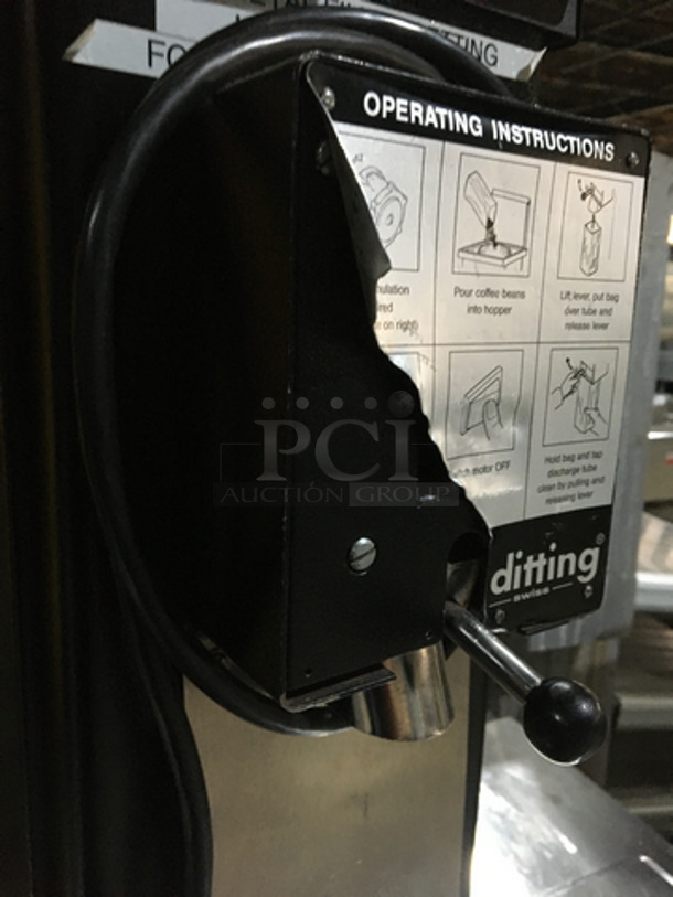 FAB! 2016 LATE MODEL! Ditting Commercial Coffee Bean Grinder! Model KR1203SB Serial 39614! 120V 1 Phase
                                                                                                                                                                                                                                                                                                                                                                                                                                                                                                                                                                                                                                                                                                                                                                                                                                                                                                                                                                                                                                                                                                                                                                                                                                                                                                                                                                                                                                                                                                                                                                                                                                                                                                                                                                                                                                                                                                                    - Image 7 of 8