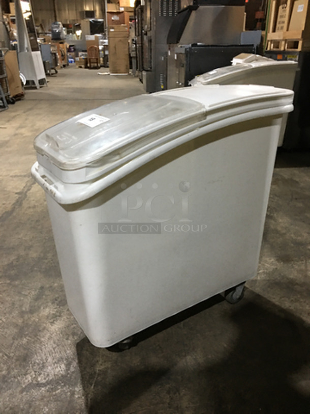 Bakers Mark Commercial Poly Ingredient Bin! On Casters!  - Image 2 of 7