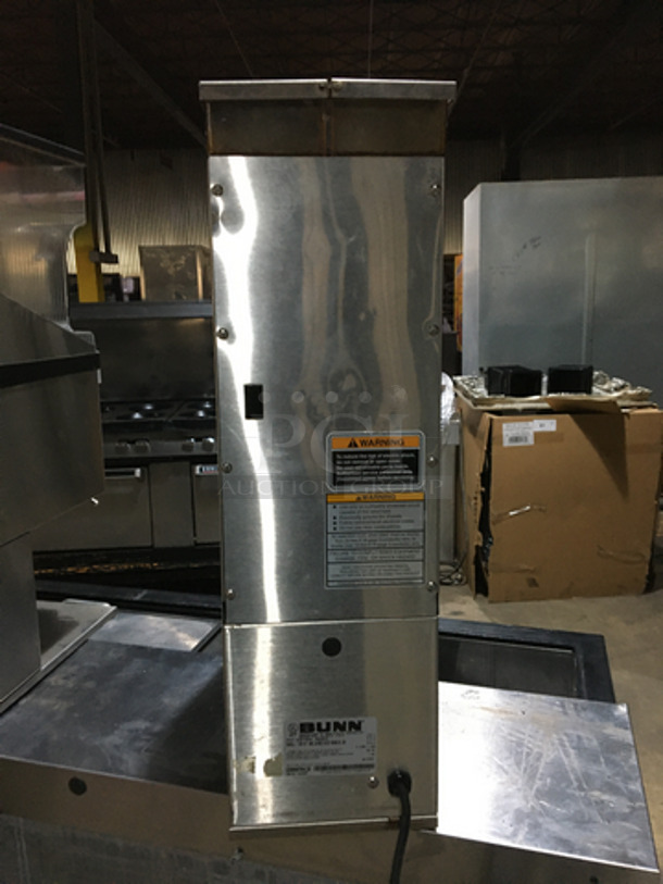 Bunn Commercial Countertop Coffee Bean Grinder! All Stainless Steel! Model G92TDBC Serial G900070410! 120V 1Phase! - Image 4 of 7