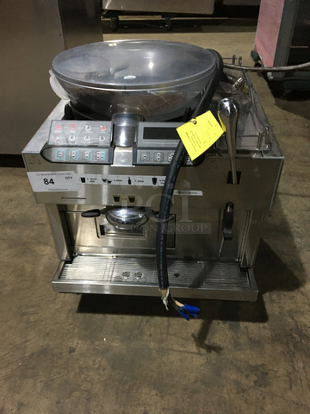 Great! Thermo Plan Commercial Counter Top Espresso Machine! With Coffee Bean Grinder! Mastrena Edition! All Stainless Steel!
 - Image 1 of 8