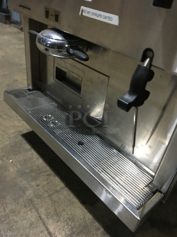 Great! Thermo Plan Commercial Counter Top Espresso Machine! With Coffee Bean Grinder! Mastrena Edition! All Stainless Steel!
 - Image 7 of 8