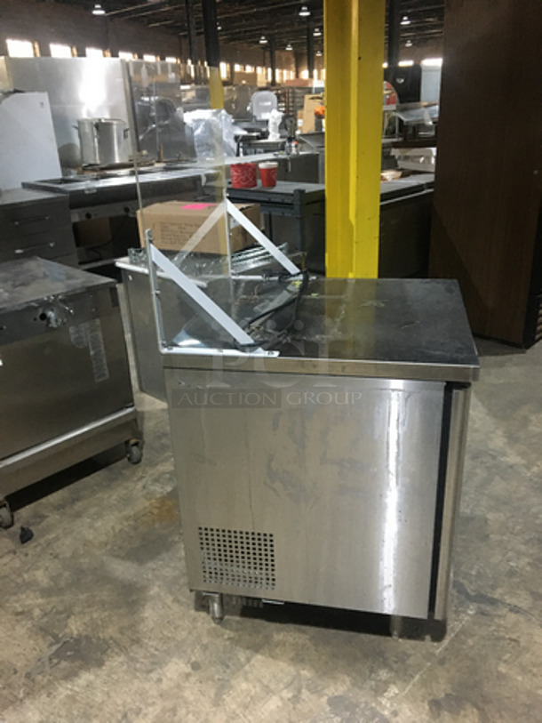 Turbo Air Commercial Lowboy/Worktop Freezer! All Stainless Steel! With Poly Coated Racks! Model MUF28N! 115V! - Image 2 of 8