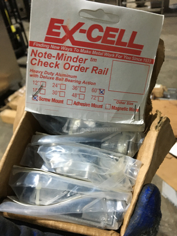 IN THE BOX! Ex-Cell 60 Inch Check Order Rail!  - Image 2 of 5