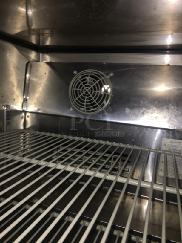 Turbo Air Commercial Lowboy/Worktop Freezer! All Stainless Steel! With Poly Coated Racks! Model MUF28N! 115V! - Image 6 of 8
