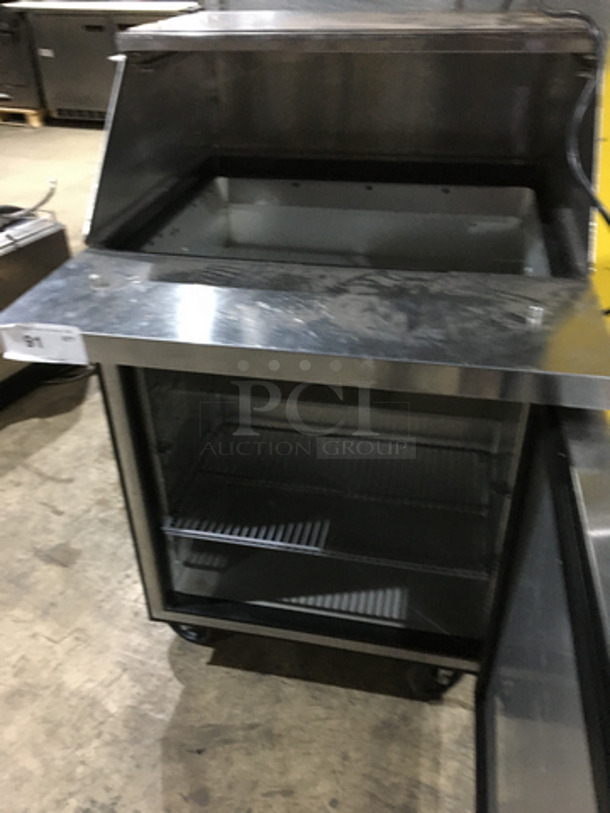 True Commercial Refrigerated Sandwich Prep Table! With Underneath Storage Space! Model TSSU2712MC Serial 9285998! 115V 1Phase! On Commercial Casters! Not Tested! - Image 5 of 9