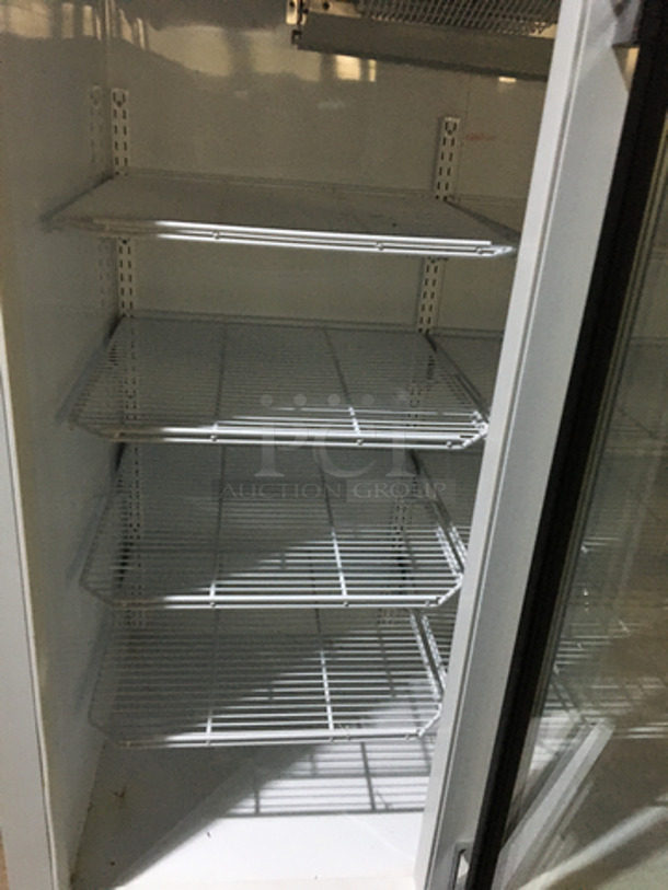 McCray Commercial 3 Door Reach In Cooler Merchandiser! With Poly Coated Racks! Model GF75LBM Serial 113051710! 115/208/230V 1Phase! Not Tested! - Image 6 of 9