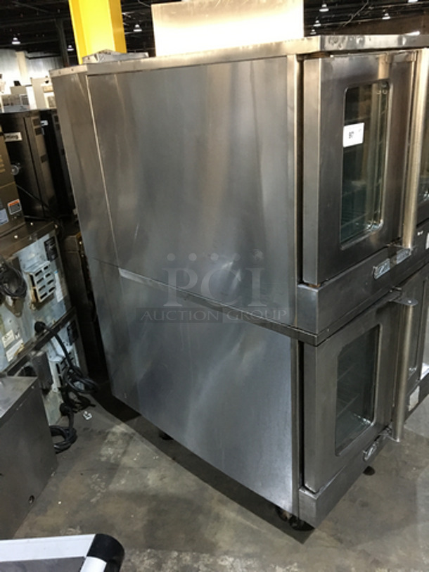 Southbend Commercial Natural Gas Powered Double Deck Convection Oven! With View Through Doors! All Stainless Steel! Silver Star Edition! On Casters! 2 X Your Bid! Makes One Unit! Not Tested! - Image 2 of 8