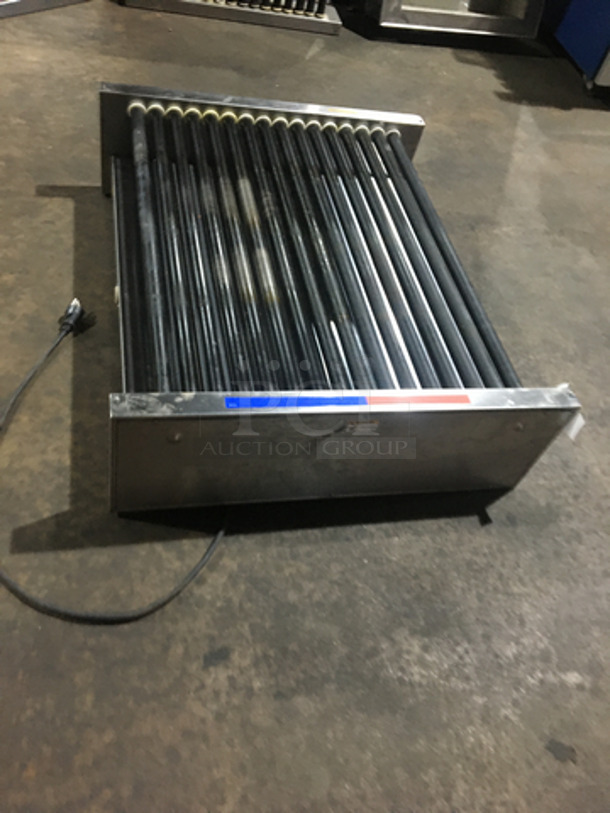 APW Wyott Commercial Countertop Hot Dog Roller Grill! All Stainless Steel! Model HRS755T Serial 8179617120509! 208/240V 1Phase!
 - Image 3 of 8