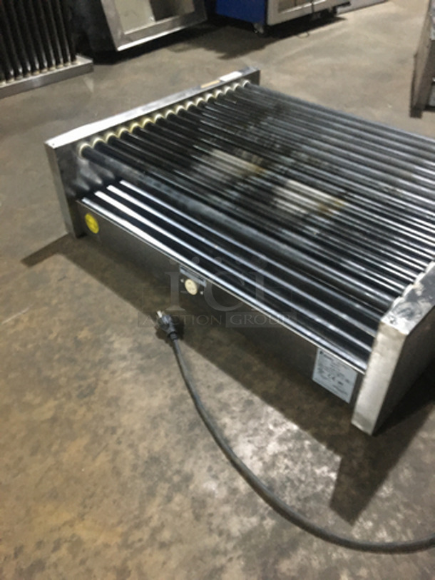 APW Wyott Commercial Countertop Hot Dog Roller Grill! All Stainless Steel! Model HRS755T Serial 8179617120509! 208/240V 1Phase!
 - Image 4 of 8