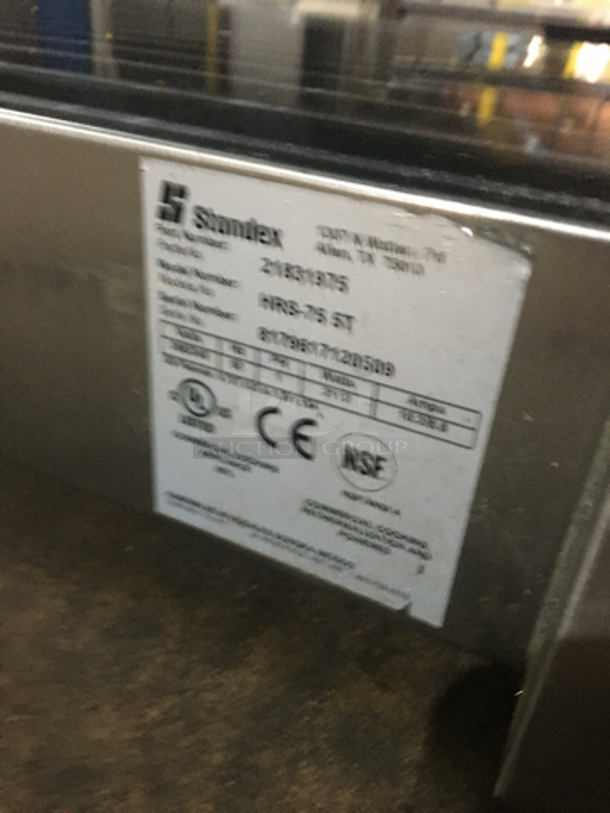 APW Wyott Commercial Countertop Hot Dog Roller Grill! All Stainless Steel! Model HRS755T Serial 8179617120509! 208/240V 1Phase!
 - Image 5 of 8