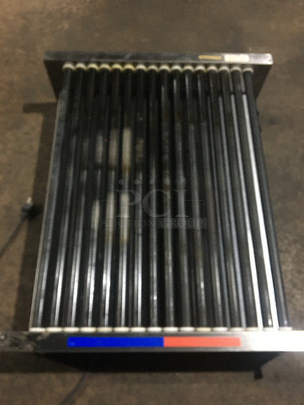 APW Wyott Commercial Countertop Hot Dog Roller Grill! All Stainless Steel! Model HRS755T Serial 8179617120509! 208/240V 1Phase!
 - Image 6 of 8