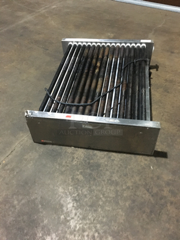 APW Wyott Commercial Countertop Hot Dog Roller Grill! All Stainless Steel! Model HRS755T Serial 022441308208! 208/240V 1Phase!
 - Image 3 of 8