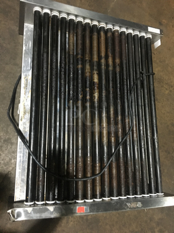 APW Wyott Commercial Countertop Hot Dog Roller Grill! All Stainless Steel! Model HRS755T Serial 022441308208! 208/240V 1Phase!
 - Image 5 of 8