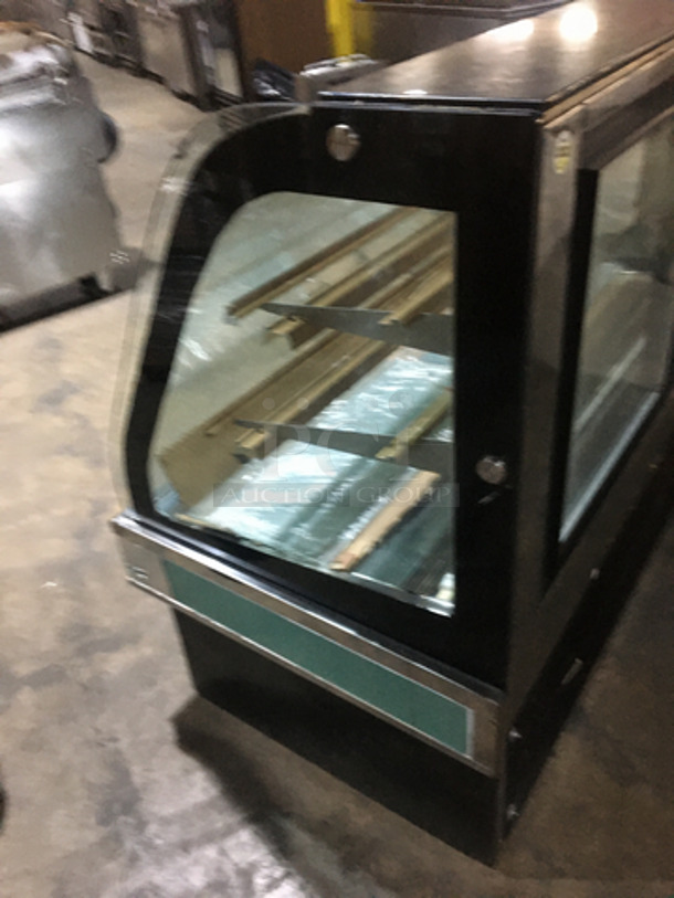 Commercial Floor Style Bakery Display Showcase Case! With Sliding Back Access Doors! Glass All Around Showcase Style!
 - Image 3 of 7