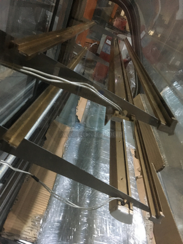 Commercial Floor Style Bakery Display Showcase Case! With Sliding Back Access Doors! Glass All Around Showcase Style!
 - Image 7 of 7