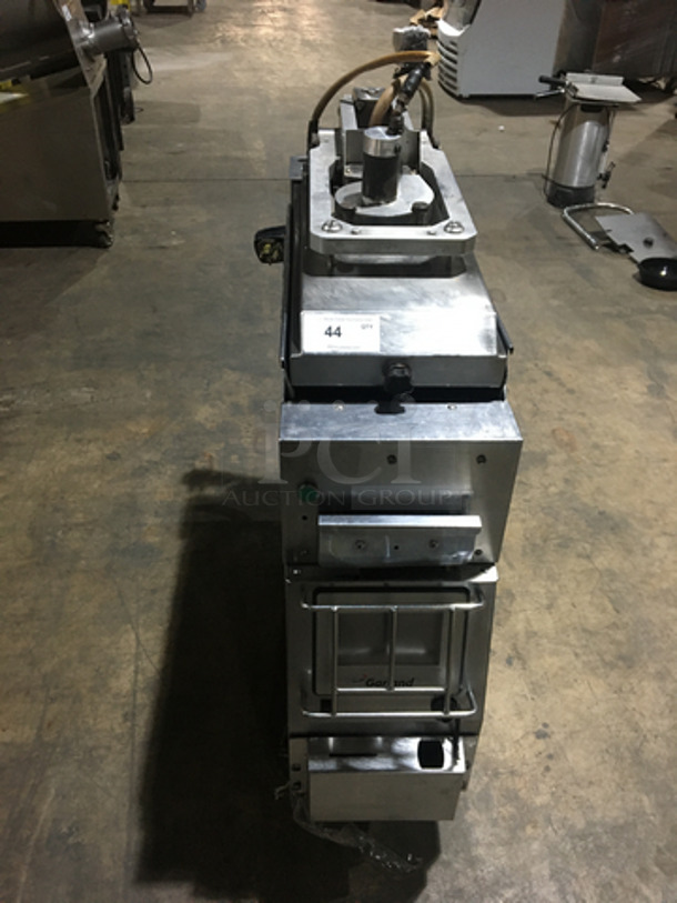 Garland Commercial Electric Powered Dual Side Hamburger Press/Clamshell Broiler! All Stainless Steel! Model CXBE12 Serial 1310100102395! 208V 3Phase! On Casters!