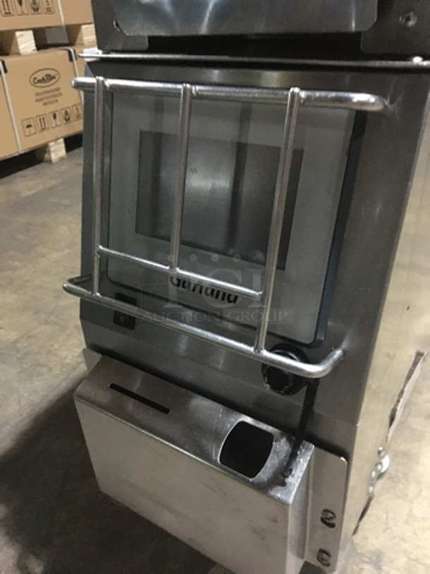 Garland Commercial Electric Powered Dual Side Hamburger Press/Clamshell Broiler! All Stainless Steel! Model CXBE12 Serial 1310100102395! 208V 3Phase! On Casters! - Image 6 of 8