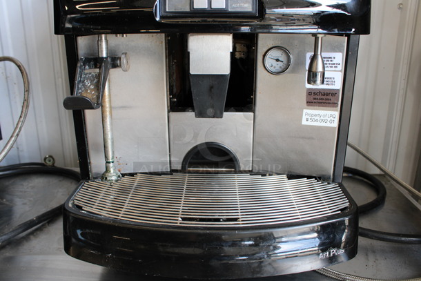 FANTASTIC! Schaerer Model SCA1 Coffee Art Plus Automatic Coffee Espresso Machine w/ 2 Hopper Bean Grinders and Steam Wand. 240 Volts, 1 Phase. 17x21x28 - Image 5 of 10