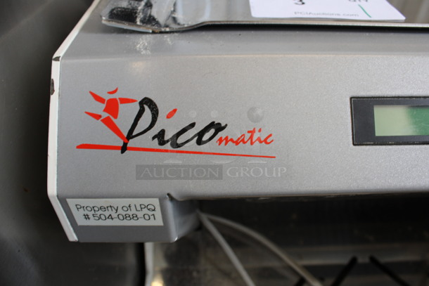 GORGEOUS! JAC Model Picomatic Metal Commercial Countertop Bread Loaf Slicer. 115 Volts, 1 Phase. 23x28x25. Tested and Working! - Image 5 of 9