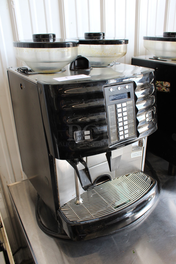 FANTASTIC! Schaerer Model SCA1 Coffee Art Plus Automatic Coffee Espresso Machine w/ 2 Hopper Bean Grinders and Steam Wand. 240 Volts, 1 Phase. 17x21x28 - Image 2 of 11
